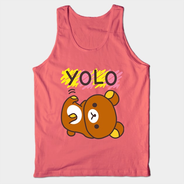 Rilakkuma YOLO Tank Top by MoustacheRoboto